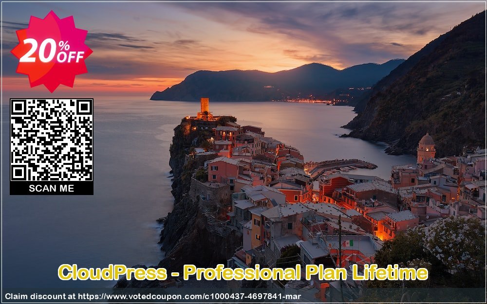 CloudPress - Professional Plan Lifetime Coupon Code Apr 2024, 20% OFF - VotedCoupon