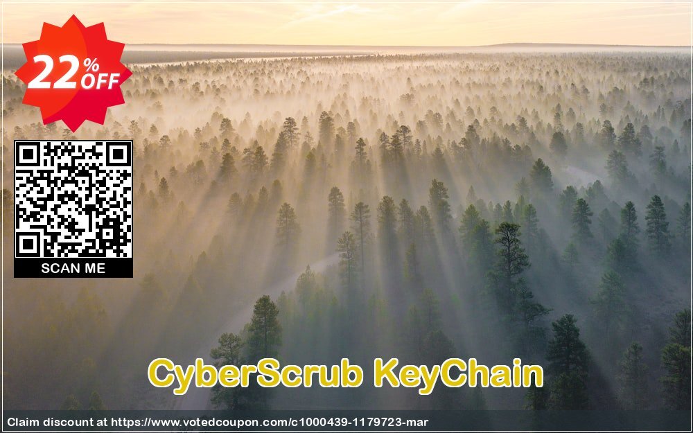 CyberScrub KeyChain Coupon Code May 2024, 22% OFF - VotedCoupon