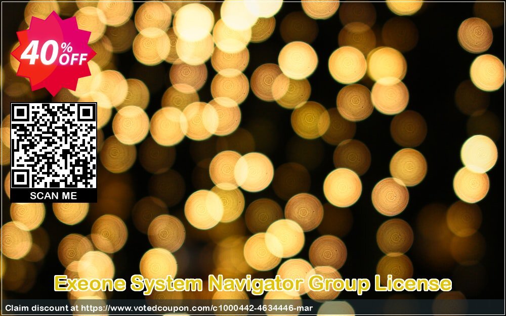 Exeone System Navigator Group Plan Coupon, discount System Navigator Group License awesome promo code 2024. Promotion: awesome promo code of System Navigator Group License 2024