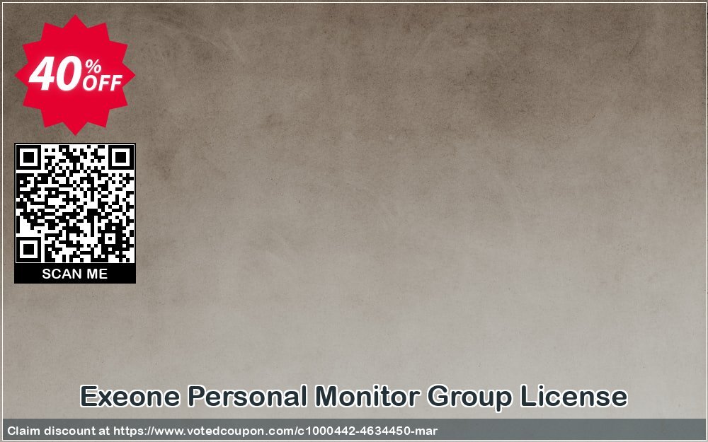 Exeone Personal Monitor Group Plan Coupon Code May 2024, 40% OFF - VotedCoupon