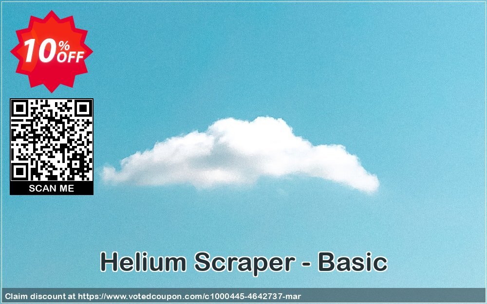 Helium Scraper - Basic Coupon Code Apr 2024, 10% OFF - VotedCoupon