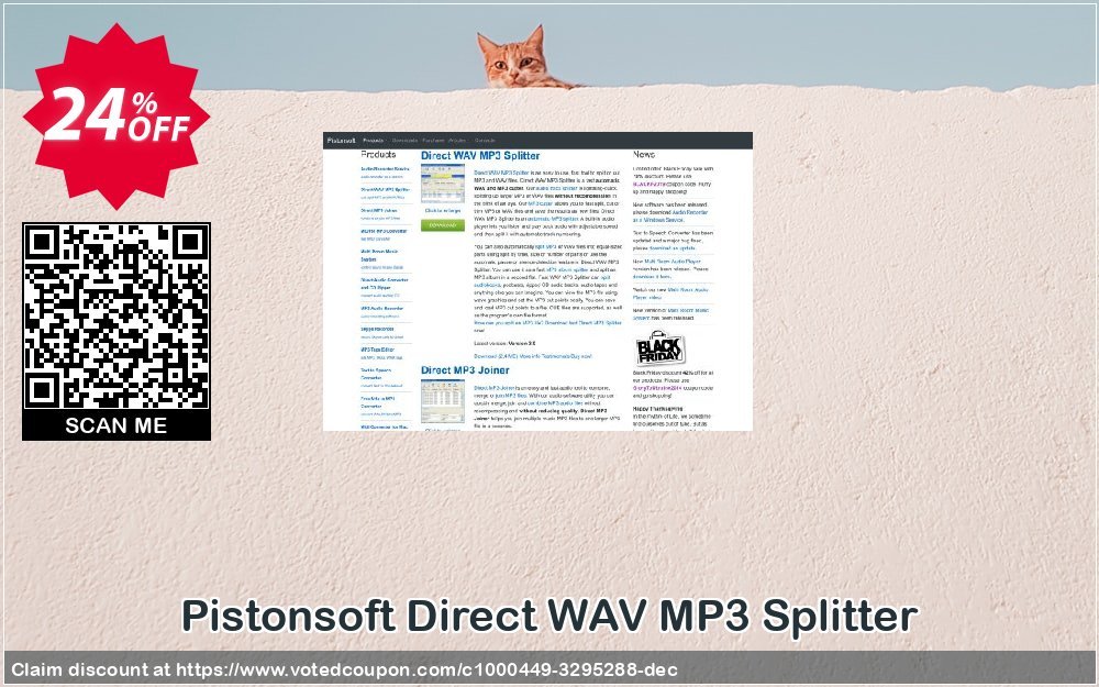 Pistonsoft Direct WAV MP3 Splitter Coupon, discount Direct WAV MP3 Splitter (Personal License) super offer code 2023. Promotion: super offer code of Direct WAV MP3 Splitter (Personal License) 2023