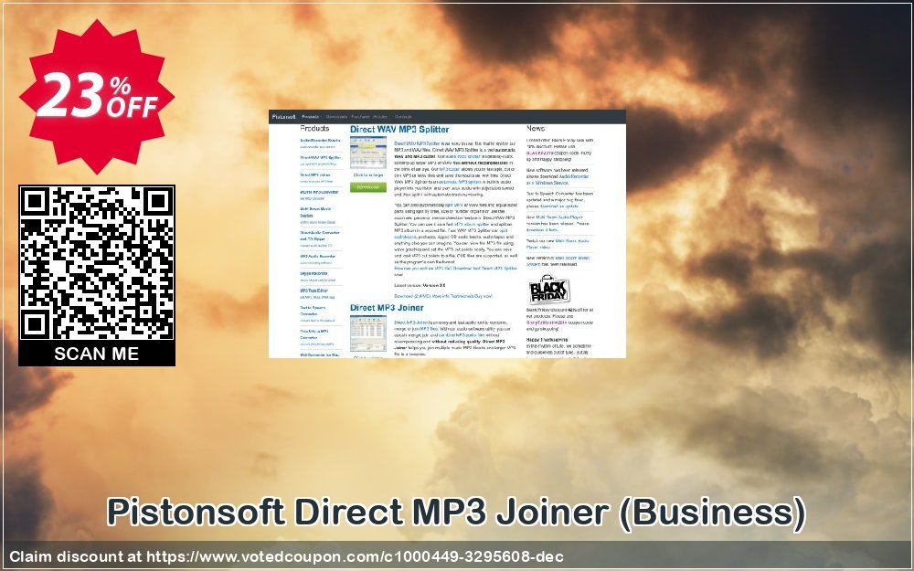 Pistonsoft Direct MP3 Joiner, Business  Coupon, discount Direct MP3 Joiner (Business License) awful sales code 2023. Promotion: awful sales code of Direct MP3 Joiner (Business License) 2023