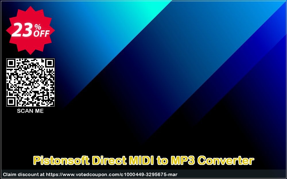 Pistonsoft Direct MIDI to MP3 Converter Coupon Code May 2024, 23% OFF - VotedCoupon