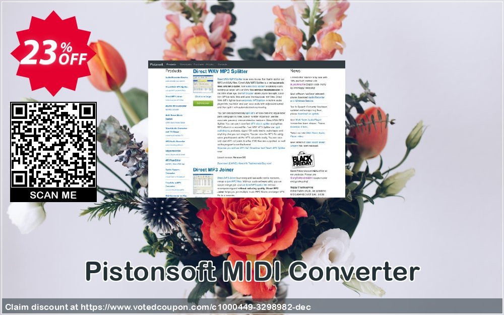 Pistonsoft MIDI Converter Coupon, discount MIDI Converter by Pistonsoft (Personal License) formidable sales code 2023. Promotion: formidable sales code of MIDI Converter by Pistonsoft (Personal License) 2023