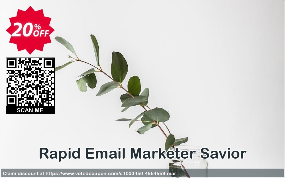 Rapid Email Marketer Savior Coupon, discount Rapid Email Marketer Savior awful deals code 2024. Promotion: awful deals code of Rapid Email Marketer Savior 2024