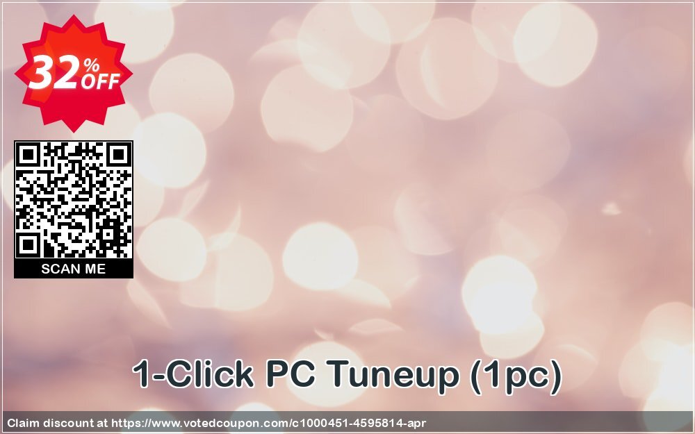 1-Click PC Tuneup, 1pc  Coupon Code May 2024, 32% OFF - VotedCoupon