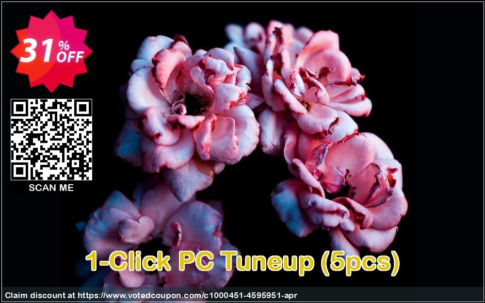 1-Click PC Tuneup, 5pcs  Coupon Code Apr 2024, 31% OFF - VotedCoupon