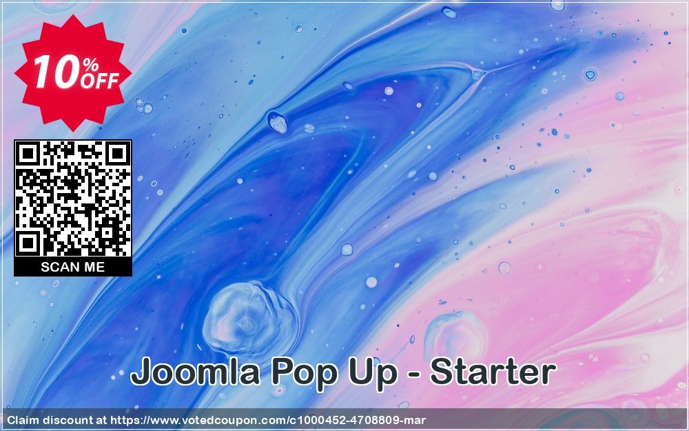 Joomla Pop Up - Starter Coupon Code May 2024, 10% OFF - VotedCoupon