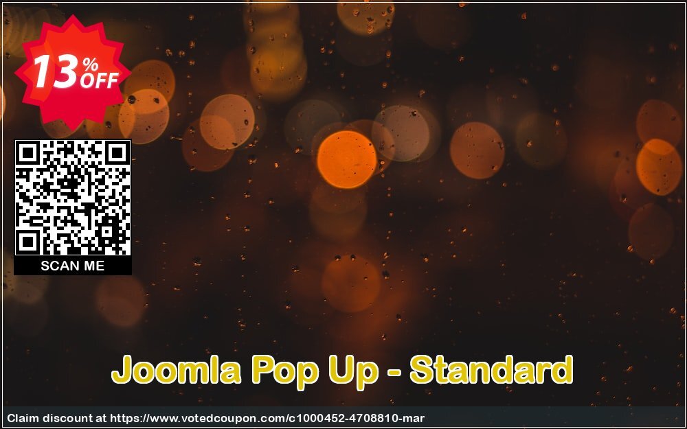 Joomla Pop Up - Standard Coupon Code Apr 2024, 13% OFF - VotedCoupon