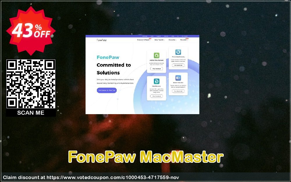 FonePaw MACMaster Coupon, discount FonePaw MacMaster awful promotions code 2023. Promotion: awful promotions code of FonePaw MacMaster 2023