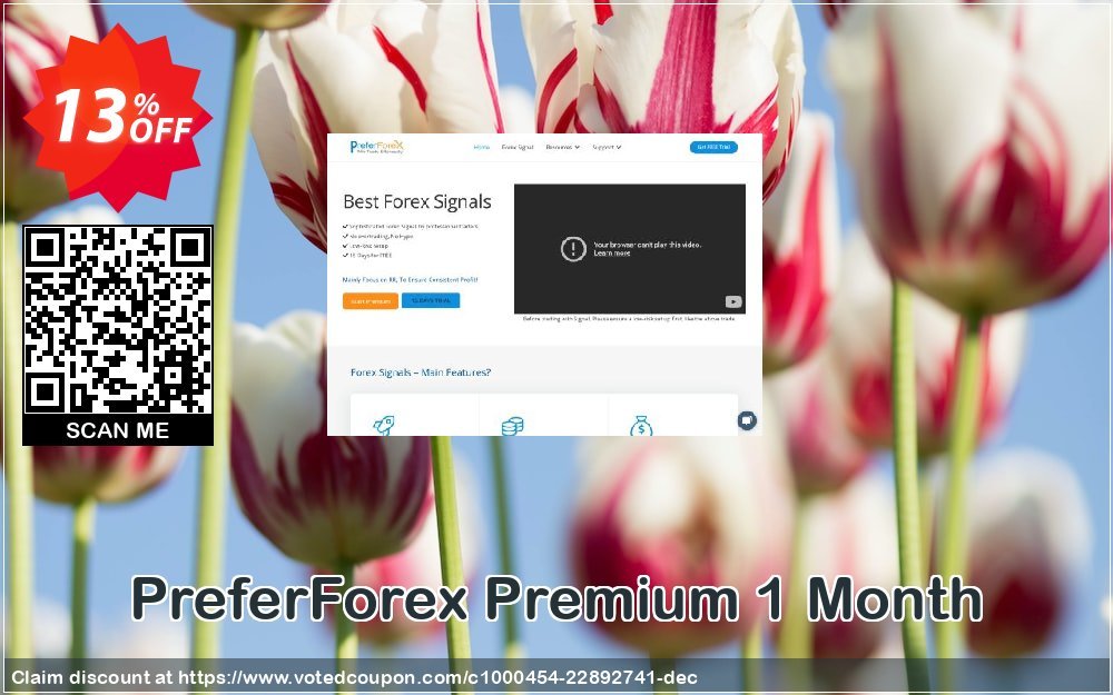 PreferForex Premium Monthly Coupon, discount Promo October. Promotion: special discount code of Premium 1 Month 2023