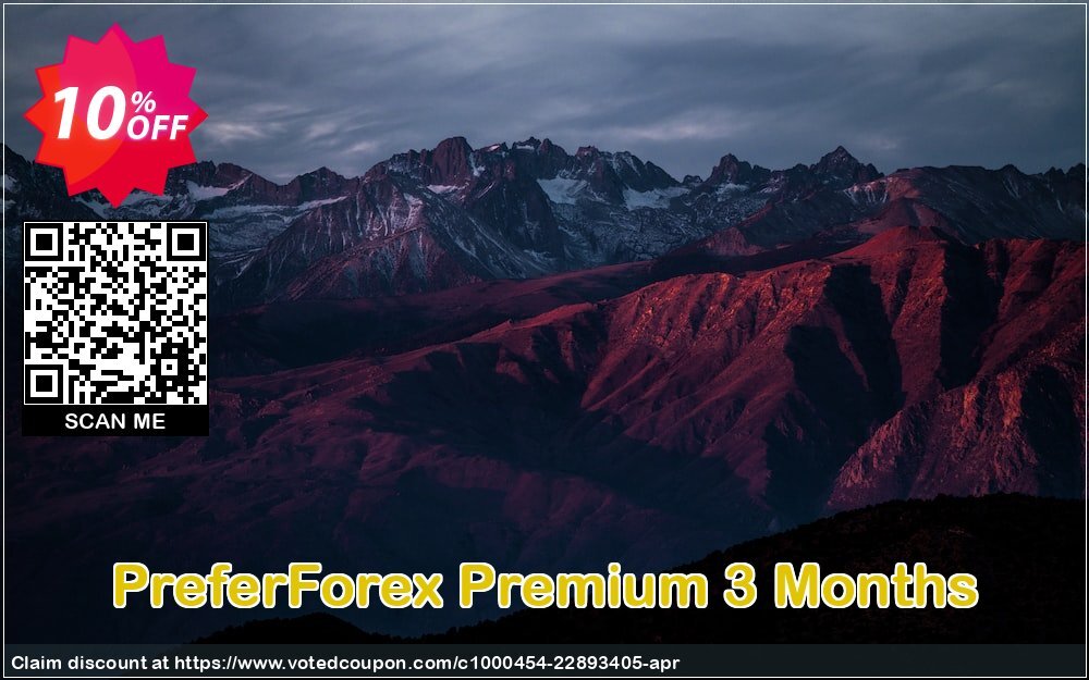 PreferForex Premium 3 Months Coupon, discount Premium 3 Months best offer code 2024. Promotion: best offer code of Premium 3 Months 2024