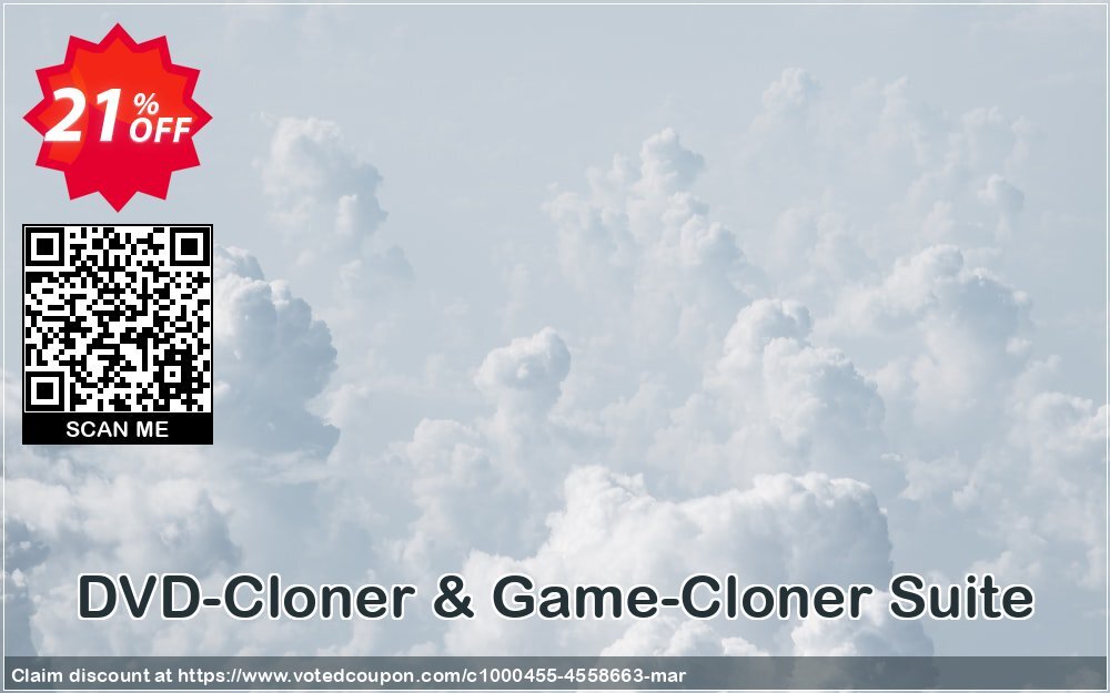 DVD-Cloner & Game-Cloner Suite Coupon Code Apr 2024, 21% OFF - VotedCoupon