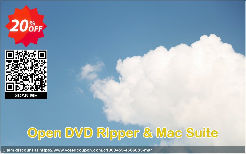 Open DVD Ripper & MAC Suite Coupon Code May 2024, 20% OFF - VotedCoupon