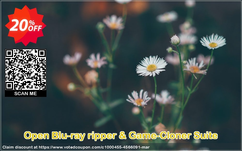 Open Blu-ray ripper & Game-Cloner Suite Coupon, discount Open Blu-ray ripper & Game-Cloner Suite wonderful promo code 2024. Promotion: wonderful promo code of Open Blu-ray ripper & Game-Cloner Suite 2024