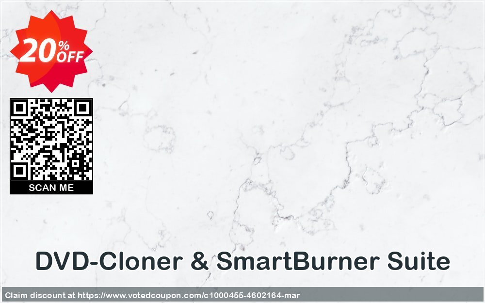 DVD-Cloner & SmartBurner Suite Coupon Code May 2024, 20% OFF - VotedCoupon