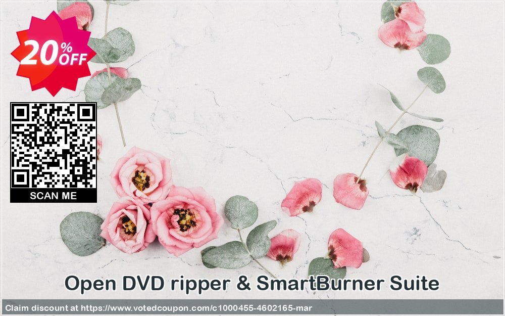 Open DVD ripper & SmartBurner Suite Coupon, discount Open DVD ripper & SmartBurner Suite excellent sales code 2024. Promotion: excellent sales code of Open DVD ripper & SmartBurner Suite 2024