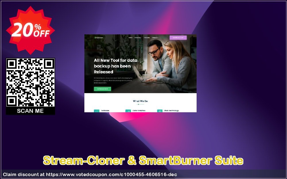 Stream-Cloner & SmartBurner Suite Coupon, discount Stream-Cloner & SmartBurner Suite awful promo code 2023. Promotion: awful promo code of Stream-Cloner & SmartBurner Suite 2023