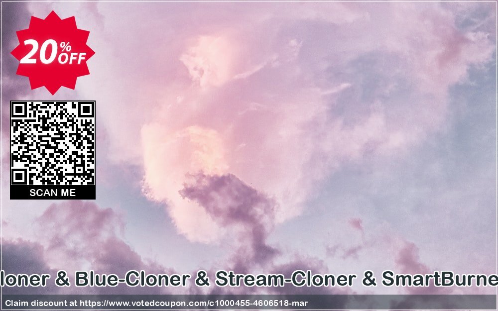 DVD-Cloner & Blue-Cloner & Stream-Cloner & SmartBurner Suite Coupon, discount DVD-Cloner & Blue-Cloner & Stream-Cloner & SmartBurner Suite super promotions code 2024. Promotion: super promotions code of DVD-Cloner & Blue-Cloner & Stream-Cloner & SmartBurner Suite 2024