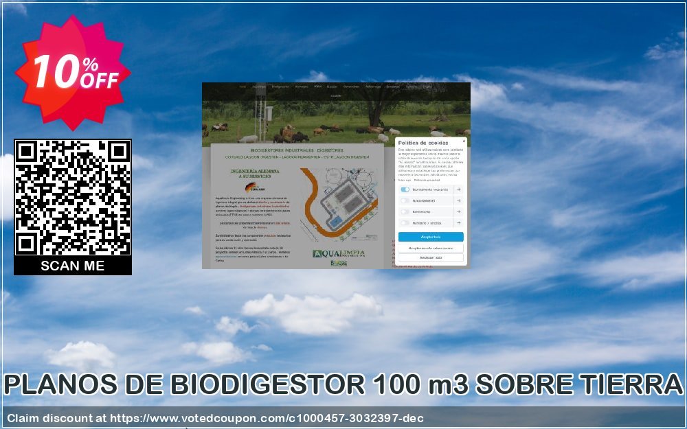 PLANOS DE BIODIGESTOR 100 m3 SOBRE TIERRA Coupon Code May 2024, 10% OFF - VotedCoupon