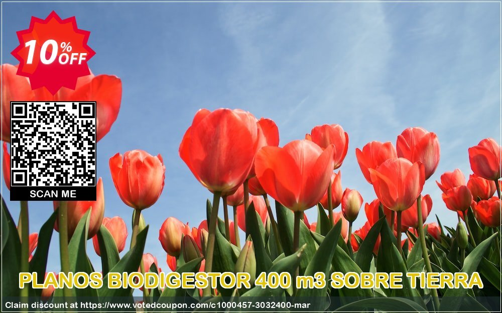 PLANOS BIODIGESTOR 400 m3 SOBRE TIERRA Coupon Code Apr 2024, 10% OFF - VotedCoupon