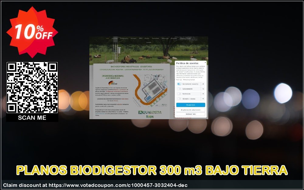 PLANOS BIODIGESTOR 300 m3 BAJO TIERRA Coupon, discount PLANOS BIODIGESTOR 300 m3 BAJO TIERRA wonderful promo code 2024. Promotion: wonderful promo code of PLANOS BIODIGESTOR 300 m3 BAJO TIERRA 2024
