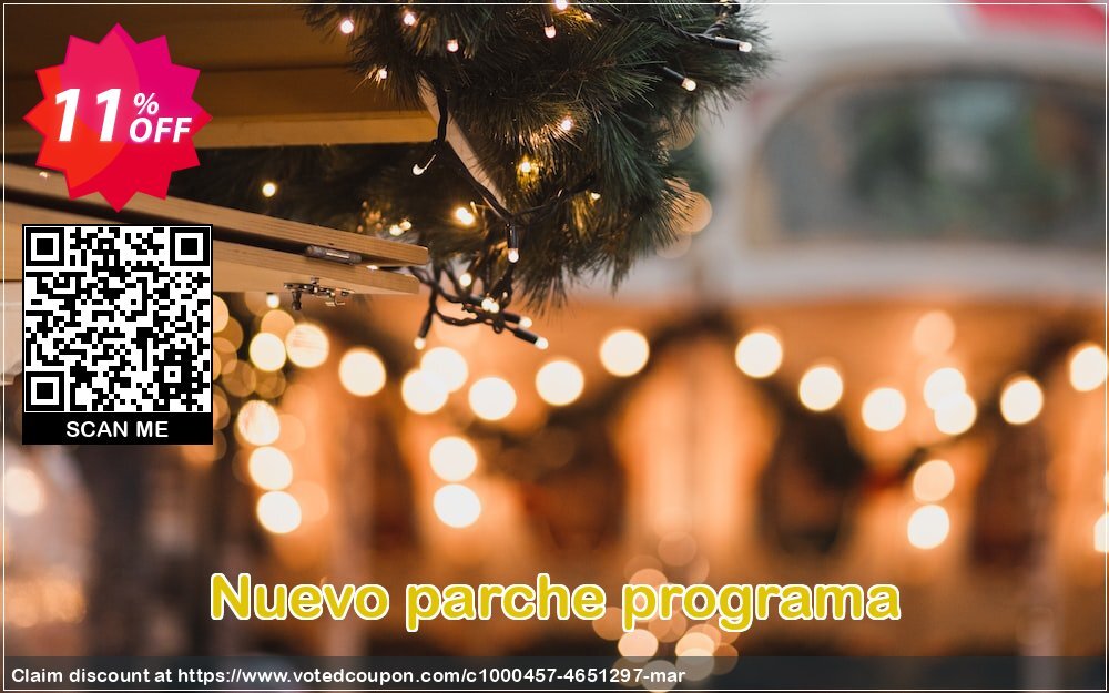 Nuevo parche programa Coupon, discount Nuevo parche programa amazing sales code 2024. Promotion: amazing sales code of Nuevo parche programa 2024