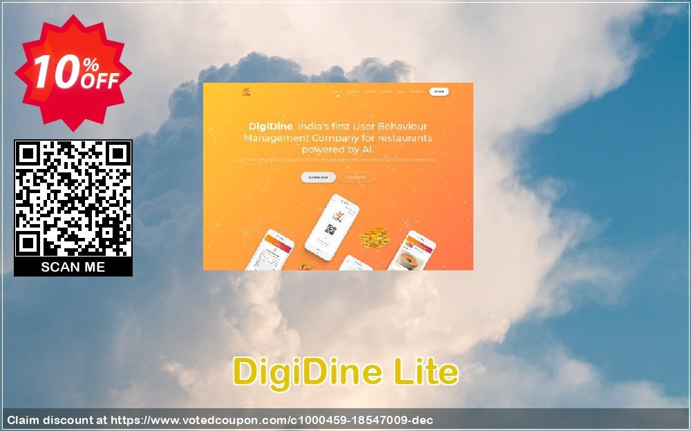 DigiDine Lite Coupon, discount DigiDine Lite wonderful promo code 2023. Promotion: wonderful promo code of DigiDine Lite 2023