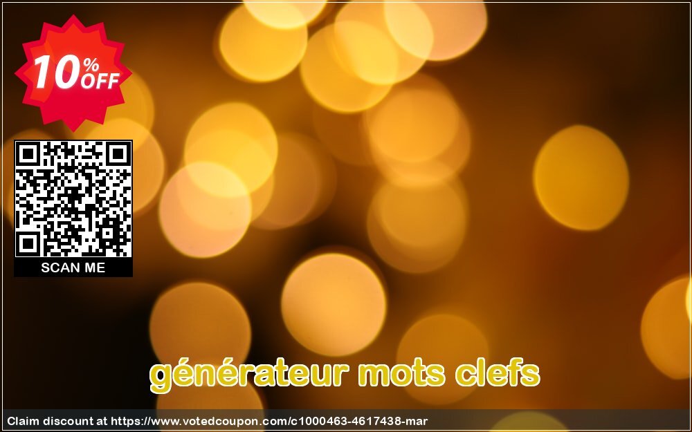 générateur mots clefs Coupon, discount générateur mots clefs marvelous promotions code 2024. Promotion: marvelous promotions code of générateur mots clefs 2024