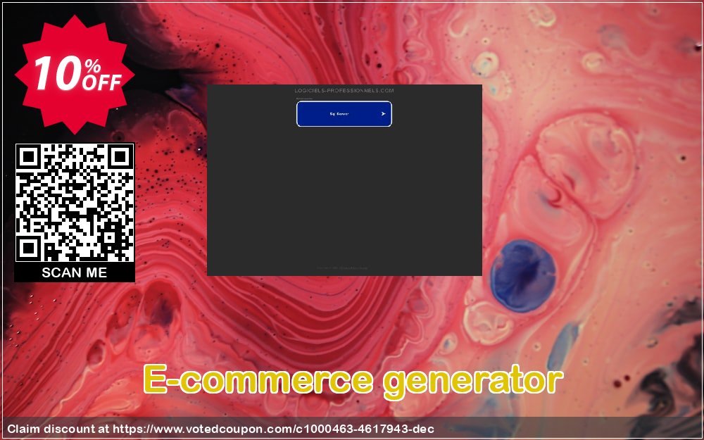 E-commerce generator Coupon, discount E-commerce generator excellent sales code 2023. Promotion: excellent sales code of E-commerce generator 2023