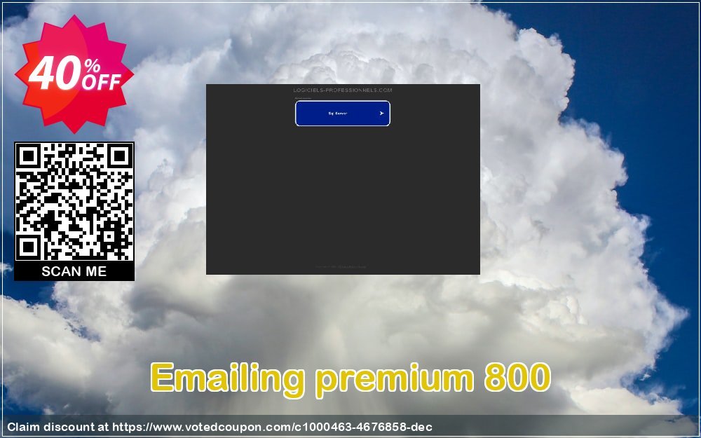 Emailing premium 800 Coupon, discount Emailing premium 800 awesome discount code 2023. Promotion: awesome discount code of Emailing premium 800 2023