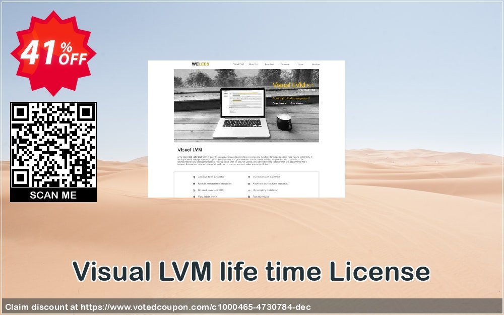 Visual LVM life time Plan Coupon, discount Visual LVM life time License awful deals code 2023. Promotion: awful deals code of Visual LVM life time License 2023