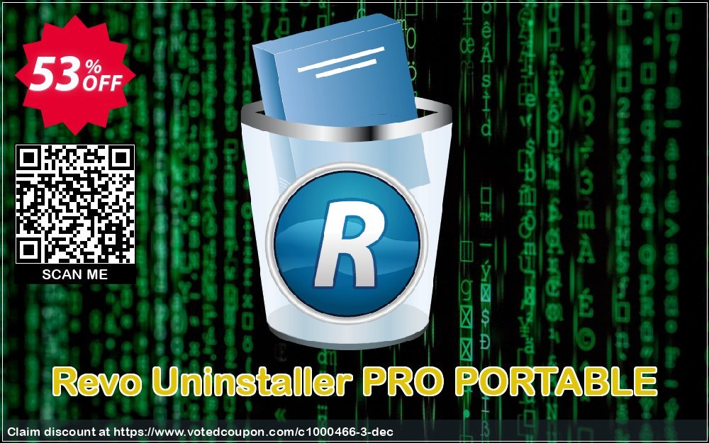 Revo Uninstaller PRO PORTABLE Coupon, discount 51 % off ALL edition Revo Uninstaller. Promotion: 