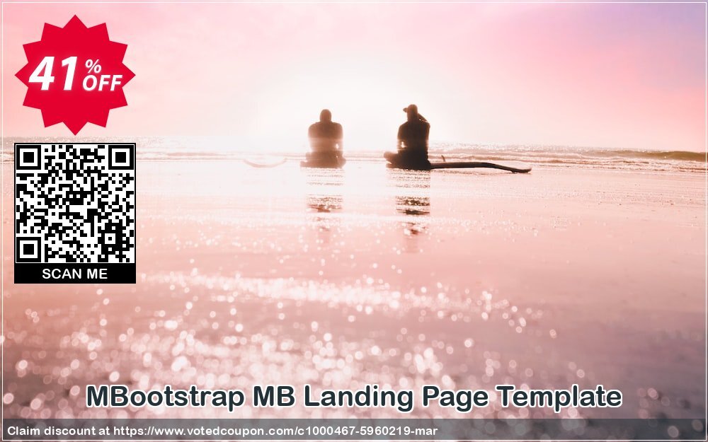 MBootstrap MB Landing Page Template Coupon, discount MB Landing Page Template impressive discounts code 2024. Promotion: impressive discounts code of MB Landing Page Template 2024