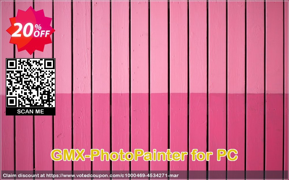 GMX-PhotoPainter for PC Coupon, discount GMX-PhotoPainter for PC wondrous promotions code 2024. Promotion: wondrous promotions code of GMX-PhotoPainter for PC 2024