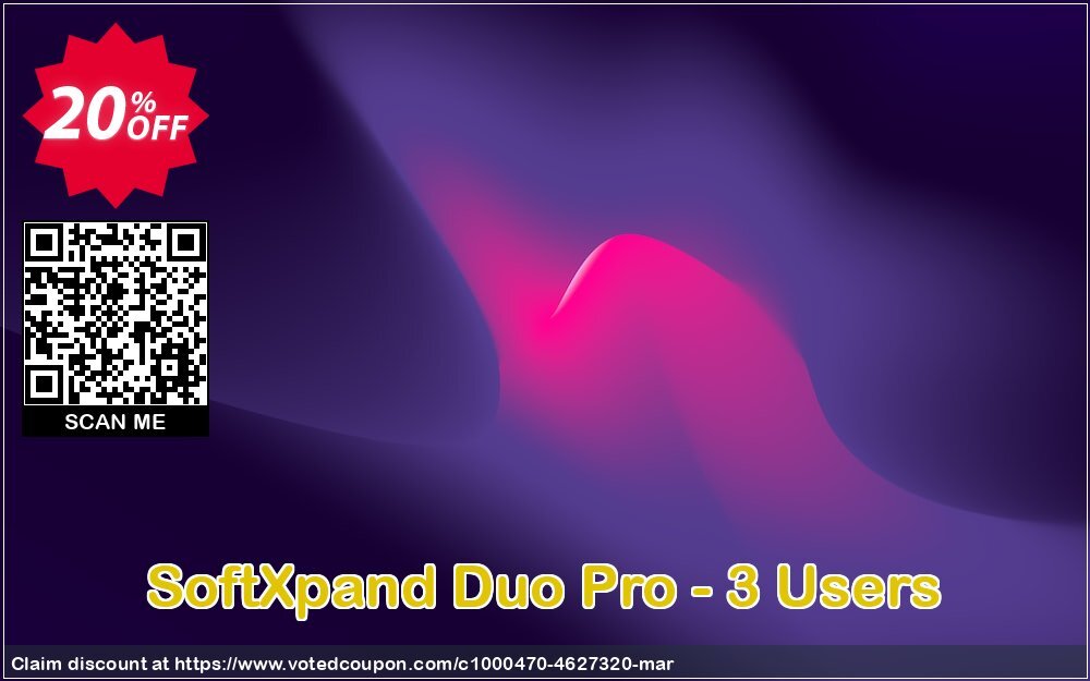 SoftXpand Duo Pro - 3 Users Coupon Code Apr 2024, 20% OFF - VotedCoupon