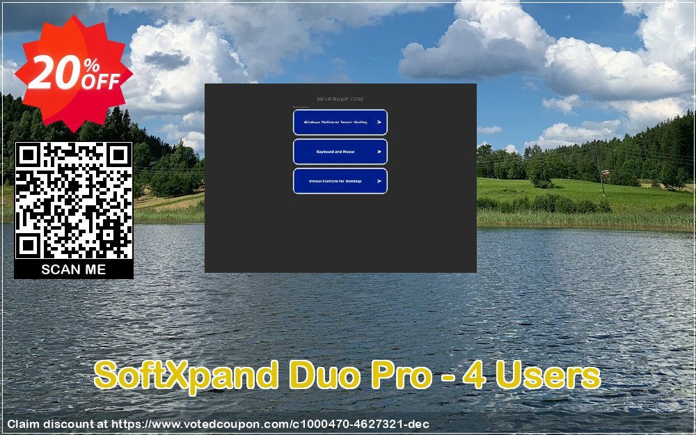 SoftXpand Duo Pro - 4 Users Coupon, discount SoftXpand Duo Pro - 4 Users imposing discounts code 2024. Promotion: imposing discounts code of SoftXpand Duo Pro - 4 Users 2024