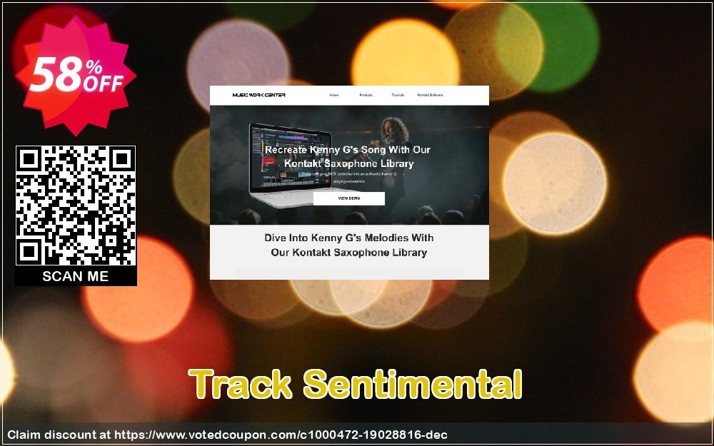 Track Sentimental Coupon, discount Track Sentimental imposing offer code 2023. Promotion: imposing offer code of Track Sentimental 2023