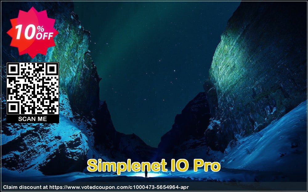 Simplenet IO Pro Coupon, discount Pro formidable promotions code 2024. Promotion: formidable promotions code of Pro 2024