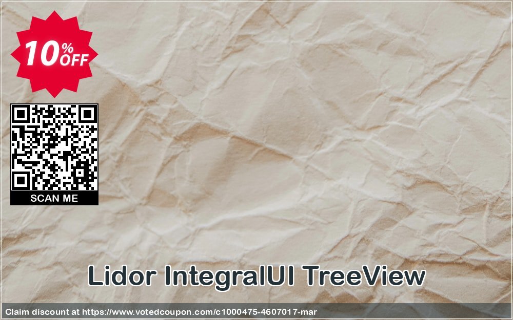 Lidor IntegralUI TreeView Coupon Code May 2024, 10% OFF - VotedCoupon