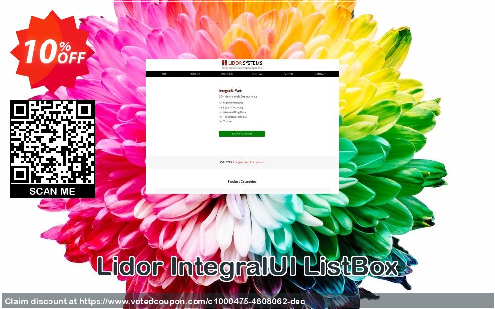 Lidor IntegralUI ListBox Coupon, discount IntegralUI ListBox special promo code 2023. Promotion: special promo code of IntegralUI ListBox 2023