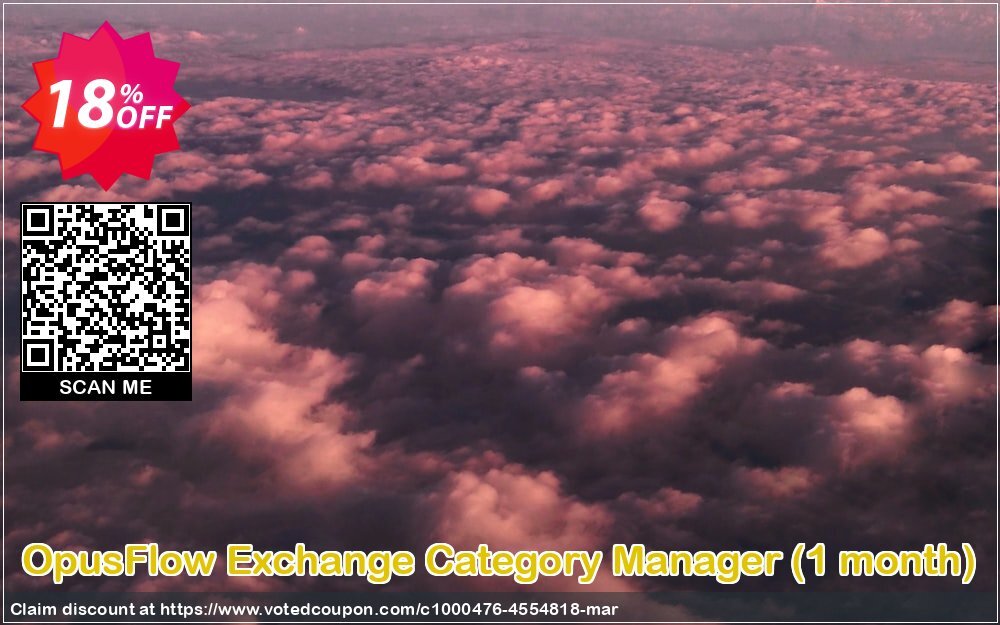 OpusFlow Exchange Category Manager, Monthly  Coupon, discount Exchange Category Manager - 1 month license exclusive offer code 2024. Promotion: exclusive offer code of Exchange Category Manager - 1 month license 2024