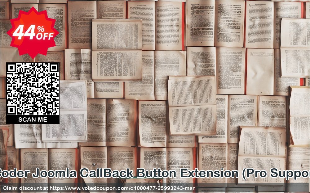 ExtensionCoder Joomla CallBack Button Extension, Pro Support Package  Coupon Code May 2024, 44% OFF - VotedCoupon