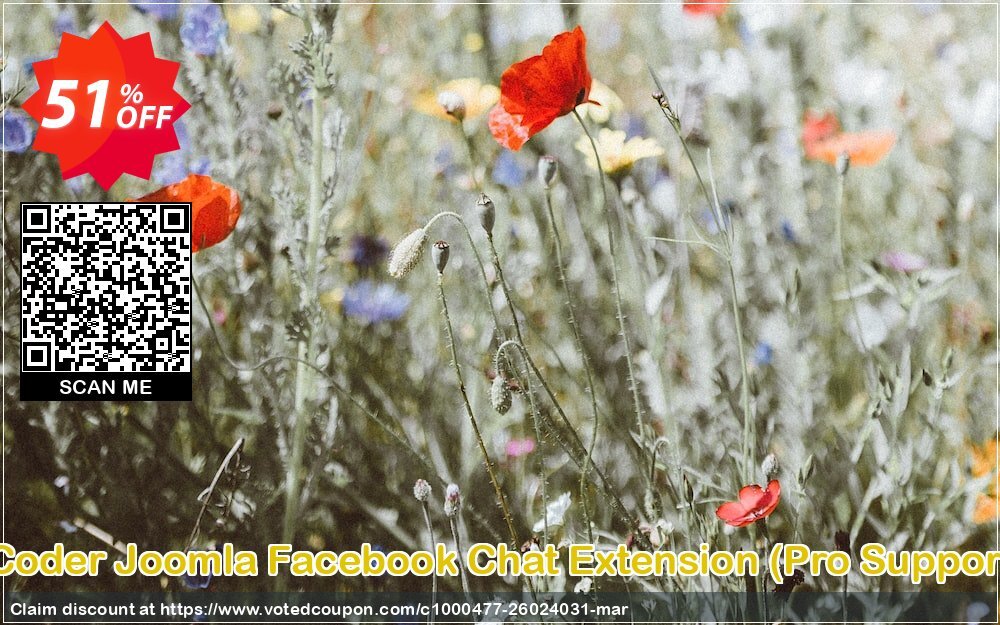 ExtensionCoder Joomla Facebook Chat Extension, Pro Support Package  Coupon Code May 2024, 51% OFF - VotedCoupon