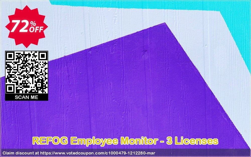 REFOG Employee Monitor - 3 Plans Coupon, discount REFOG Employee Monitor - 3 Licenses Stirring sales code 2024. Promotion: Stirring sales code of REFOG Employee Monitor - 3 Licenses 2024