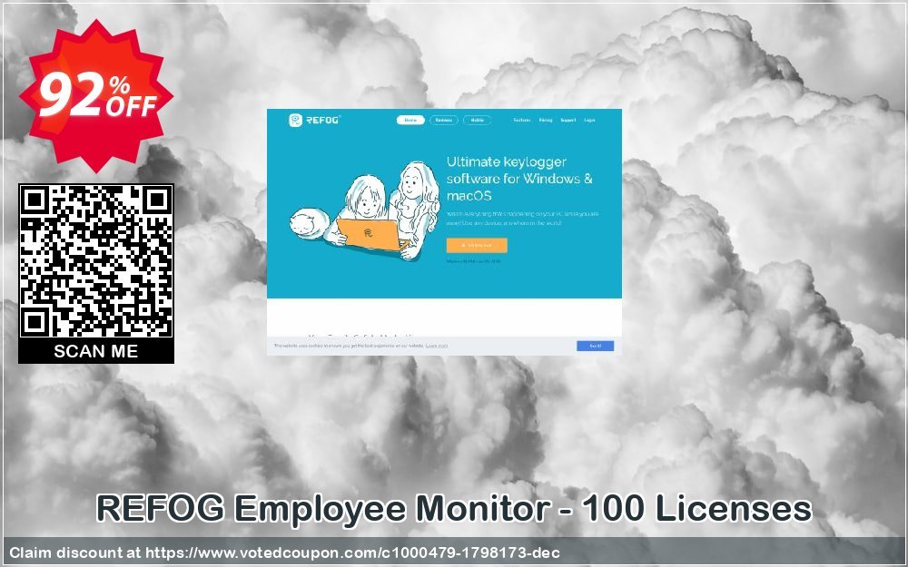 REFOG Employee Monitor - 100 Plans Coupon, discount REFOG Employee Monitor - 100 Licenses Hottest sales code 2023. Promotion: Hottest sales code of REFOG Employee Monitor - 100 Licenses 2023