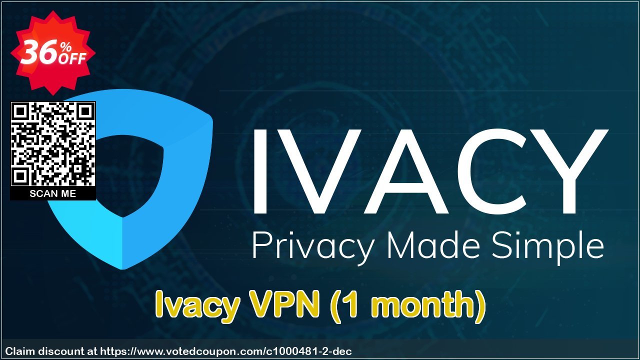 Ivacy VPN, Monthly  Coupon, discount 32% OFF Ivacy VPN (1 month) Feb 2023. Promotion: Staggering promo code of Ivacy VPN (1 month), tested in February 2023