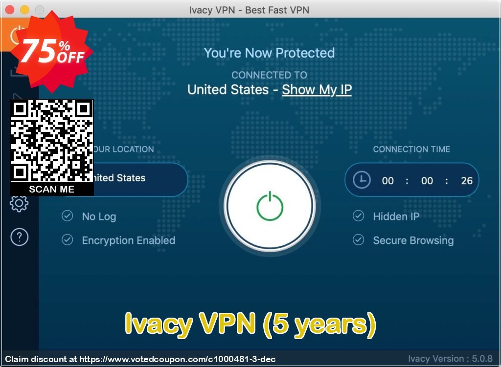 Ivacy VPN, 5 years  Coupon, discount 20% OFF Ivacy VPN (5 years) Feb 2023. Promotion: Staggering promo code of Ivacy VPN (5 years), tested in February 2023