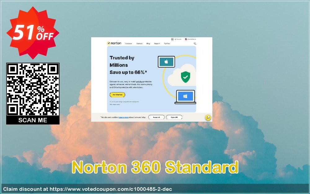 Norton 360 Standard Coupon, discount 50% OFF Norton 360 Standard, verified. Promotion: Formidable deals code of Norton 360 Standard, tested & approved